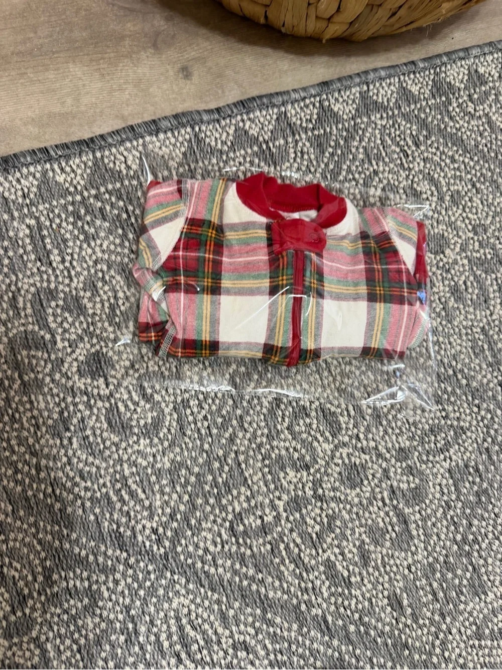 Hanna Andersson Baby Holiday Zip Sleeper Pajamas 6-12 Months
